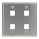 DGang Faceplate w/4Ports EZ/HD - Steel - IC107DF4SS DGang Faceplate w/4Ports EZ/HD - Steel - IC107DF4SS